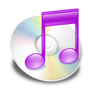 iTunes 7 Violet Icon 300x300 png